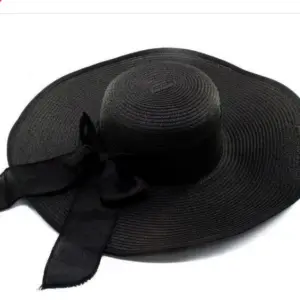 Black Wide Brim Hat