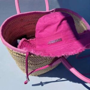 Pink Jacquemus Hat