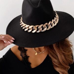 Black Fedora Hat